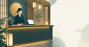 宿泊施設のDX・宿泊税対応システムの改修を支援する補助金｜公募は12月28日まで のイメージ（アイキャッチ・イラスト）
