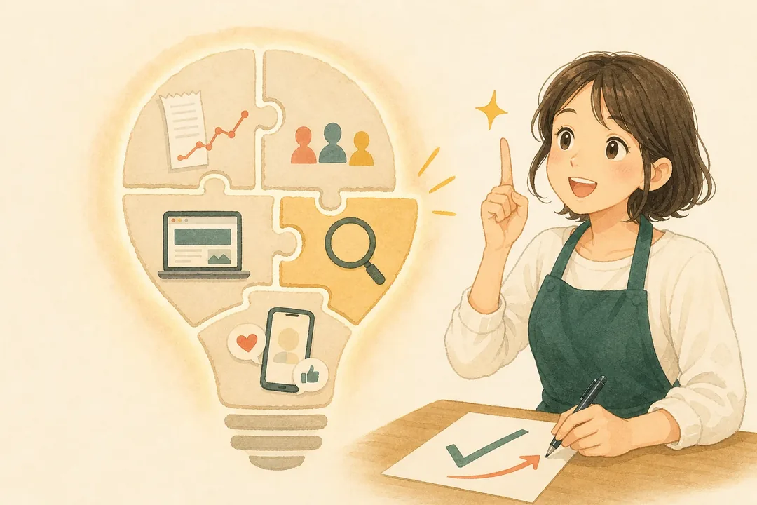 5つの情報が一つのひらめきにつながり、次の行動が分かった店主
